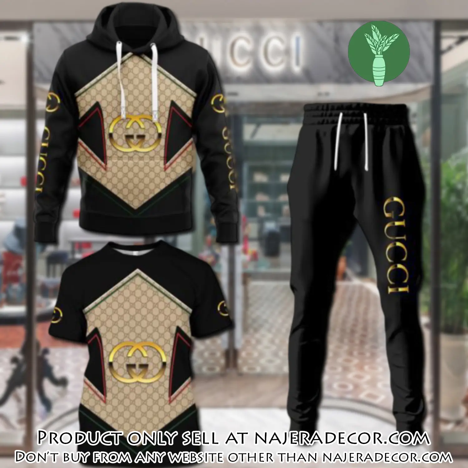 Gucci luxury brand combo tshirt hoodie long pants set trending 24 outfit sport lcs1037 njr2635028